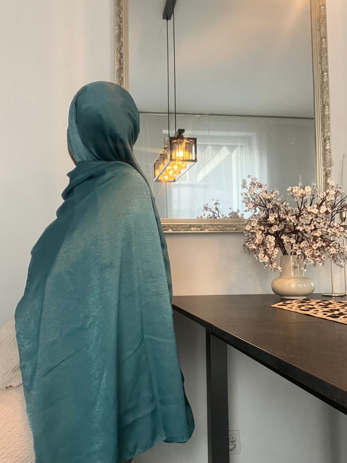 HIJAB SATIN&VISCOSE | TÜRKIS