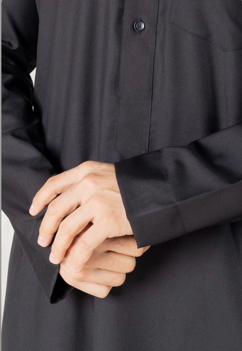 THOBE | QAMIS | SAUDI | BLACK
