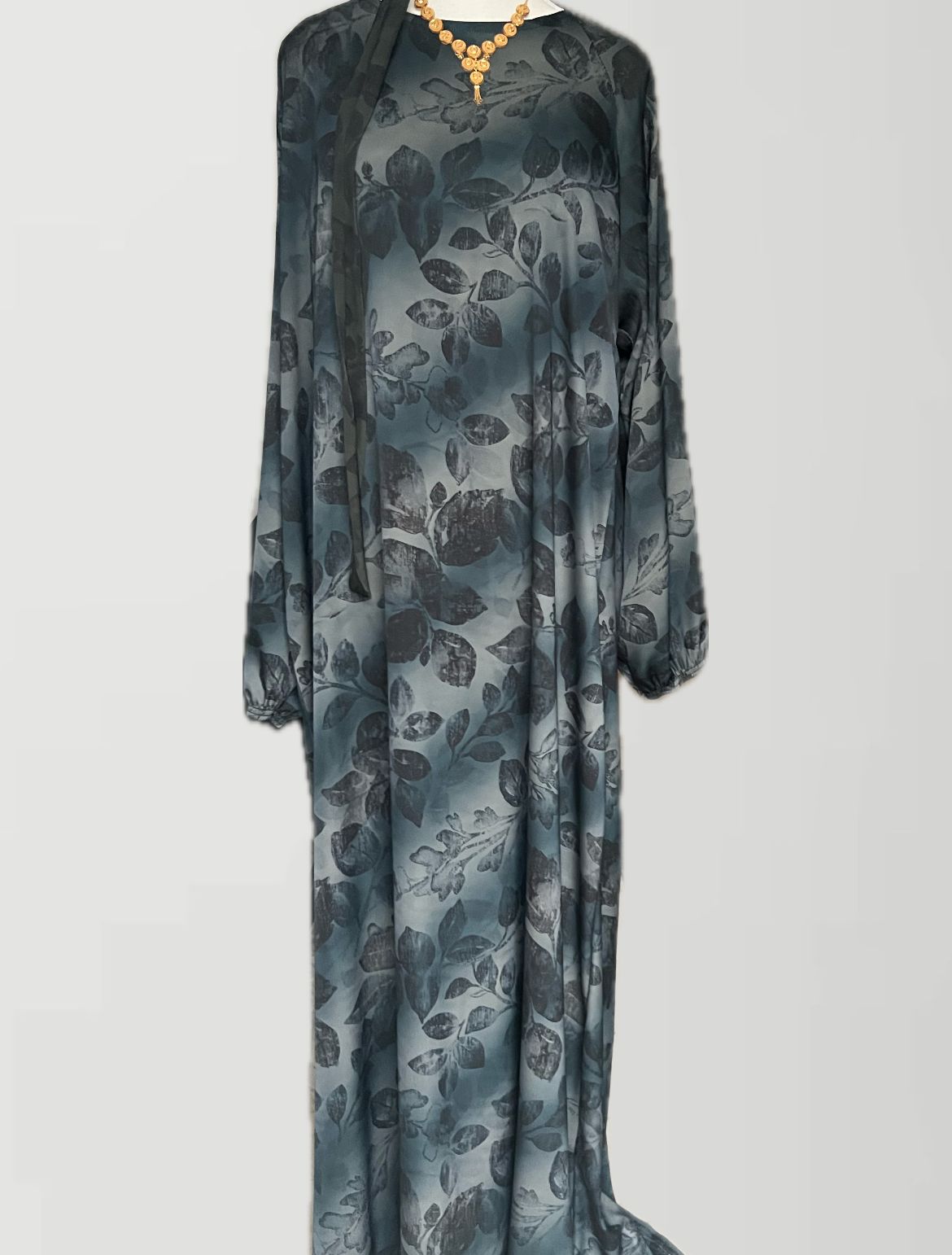 ABAYA SATIN | BLUE