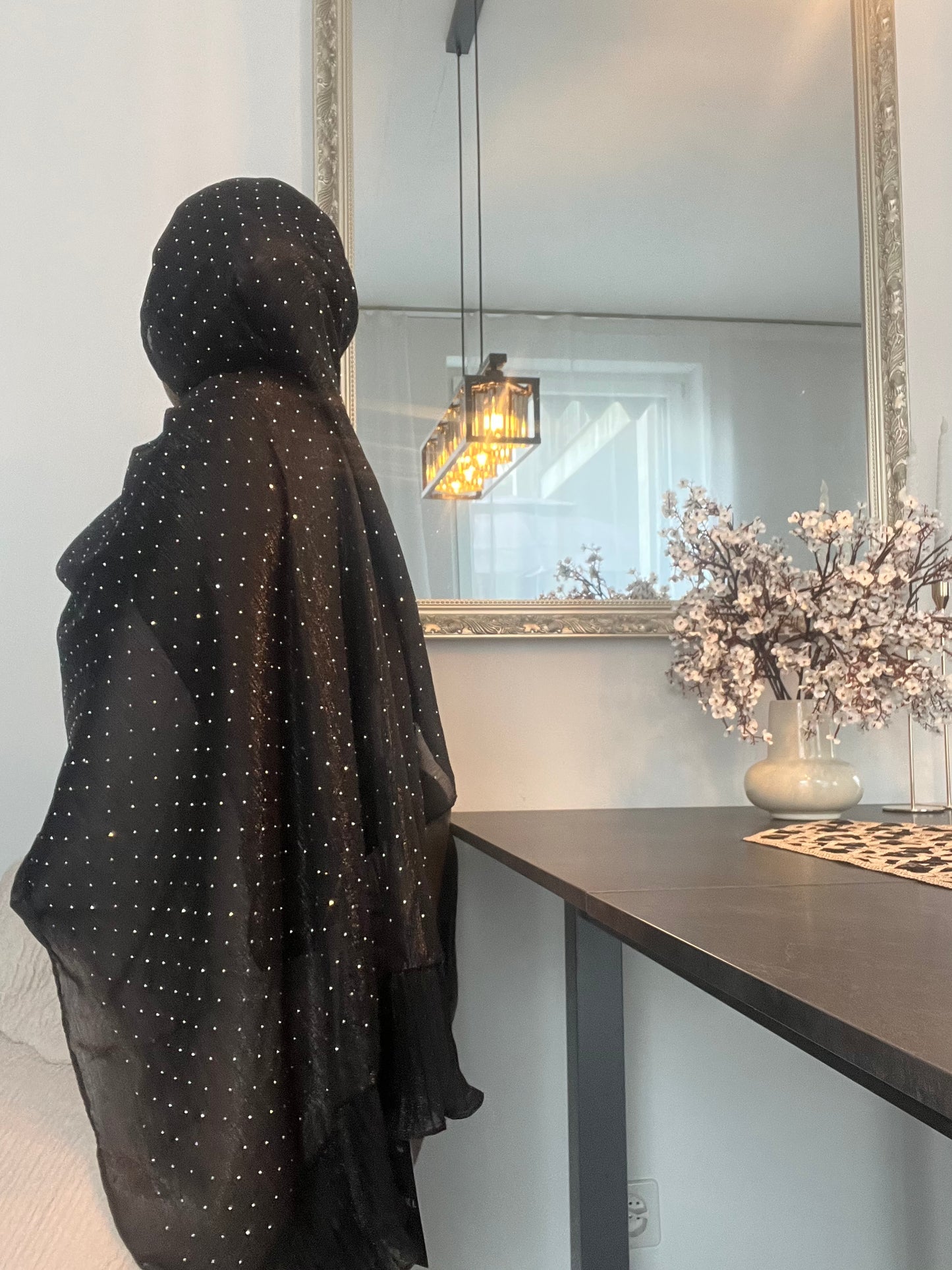 HIJAB PERLEN | BLACK