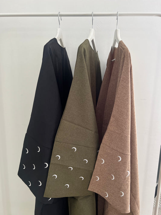 ABAYA MOON  | BLACK