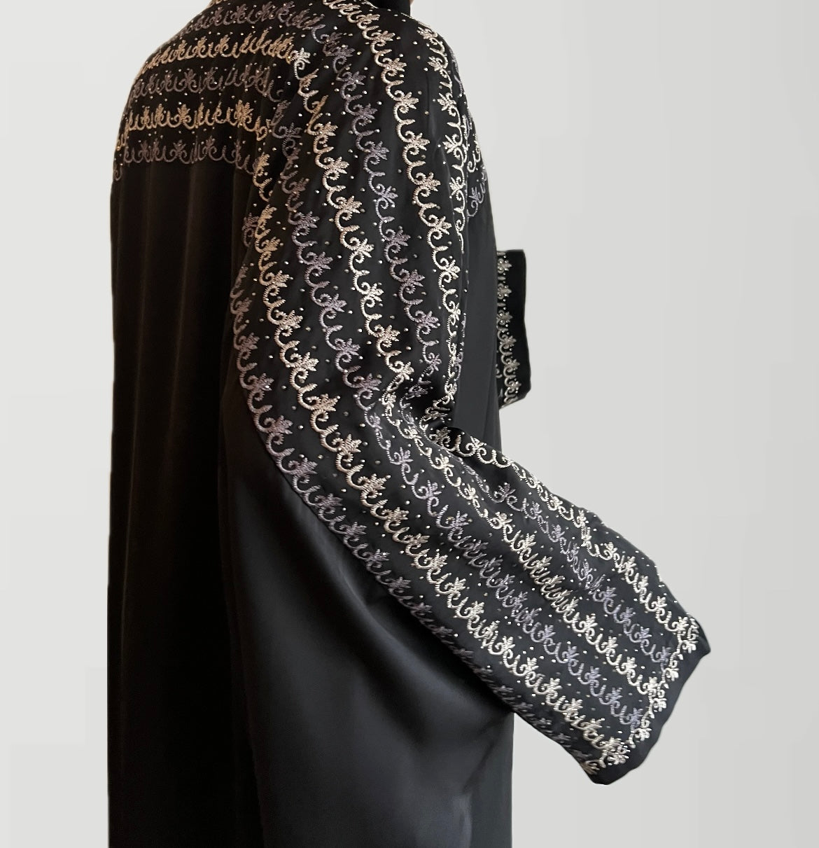 ABAYA | DUBAI | BLACK-CREME