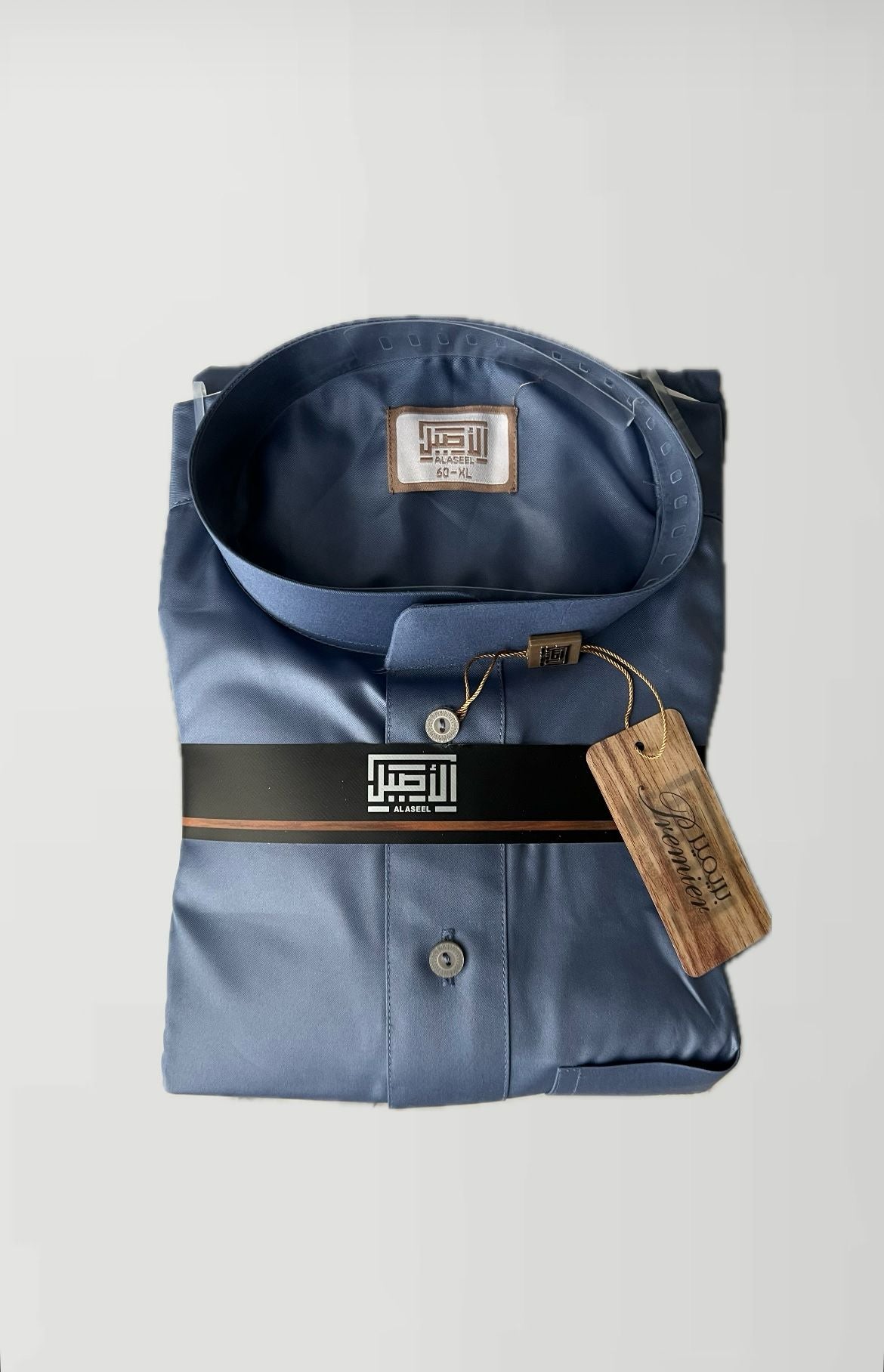 THOBE | QAMIS | SHINY | LIGHTBLUE
