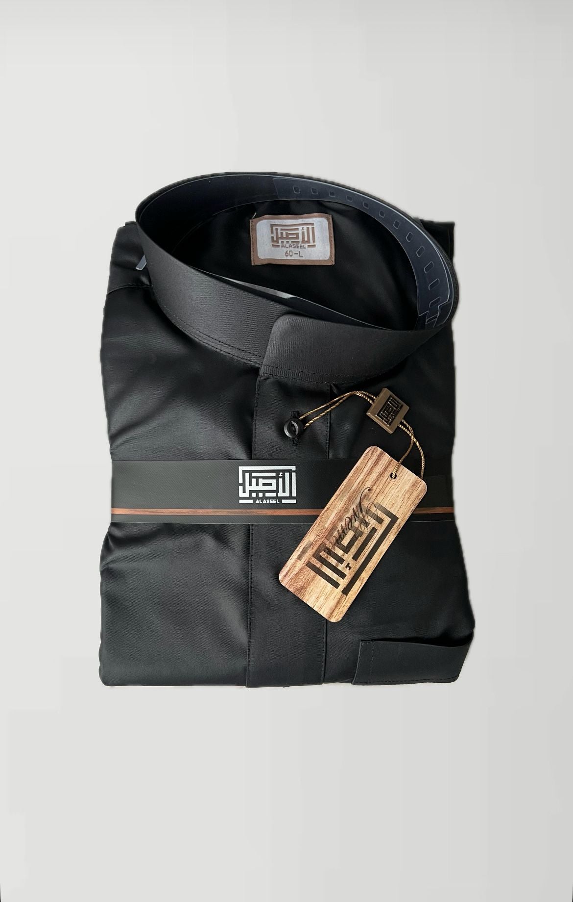 THOBE | QAMIS | SHINY | BLACK