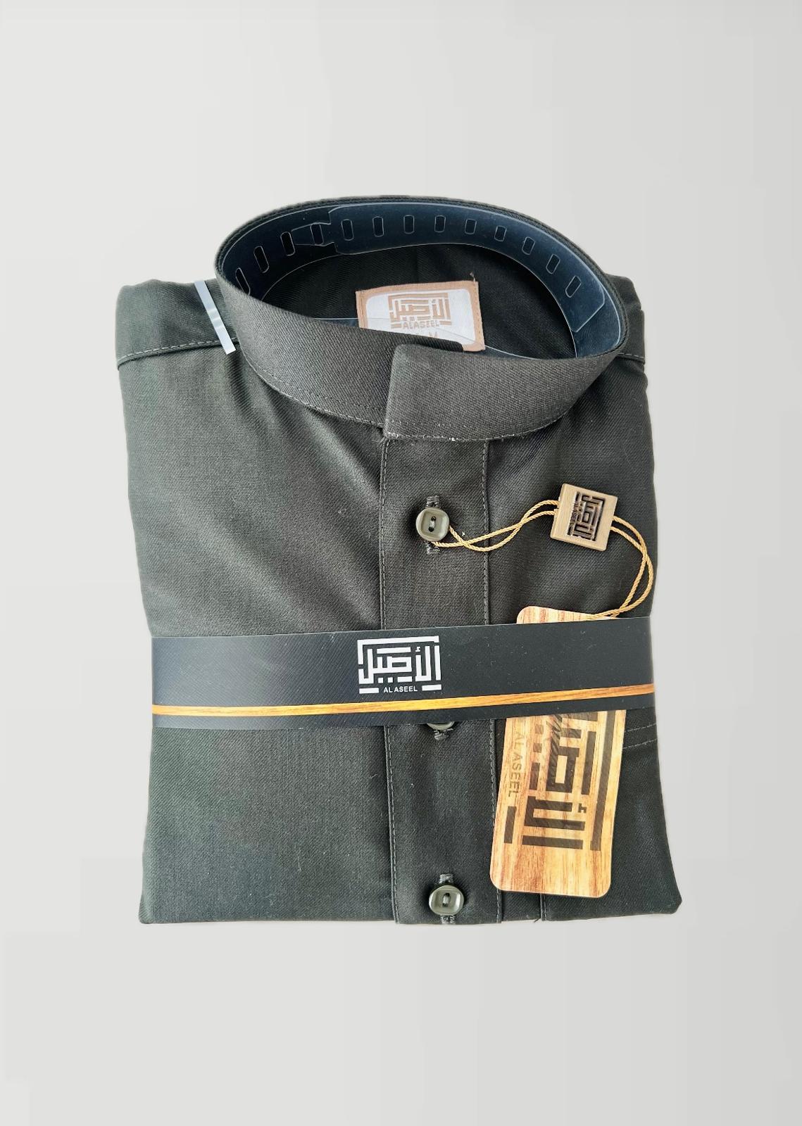 THOBE | QAMIS | KIDS  |  OLIVEGREEN