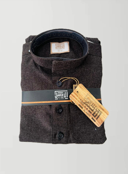 THOBE | QAMIS | KIDS  |  DARKBROWN