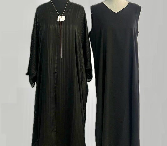 ABAYA | SHIMMER  | BLACK